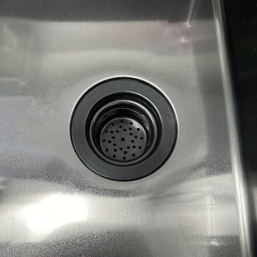 Кухонная мойка врезная Roxen Simple 50 PVD (графит)